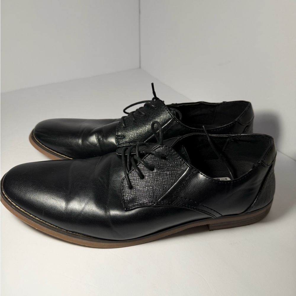Deer Stags Men's 11.5M Black Matthew Memory Foam Lace Up Oxford Shoes